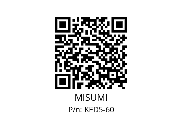   MISUMI KED5-60