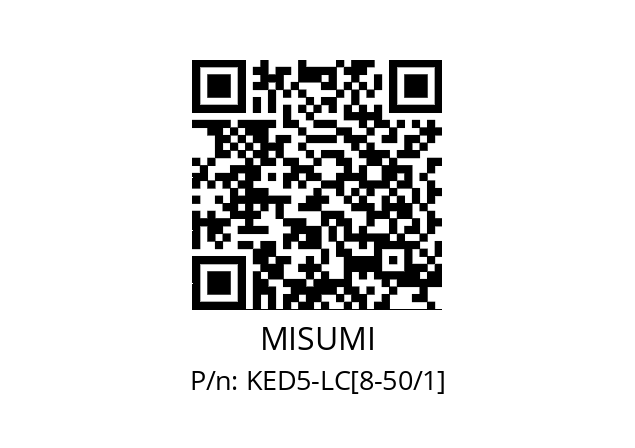   MISUMI KED5-LC[8-50/1]