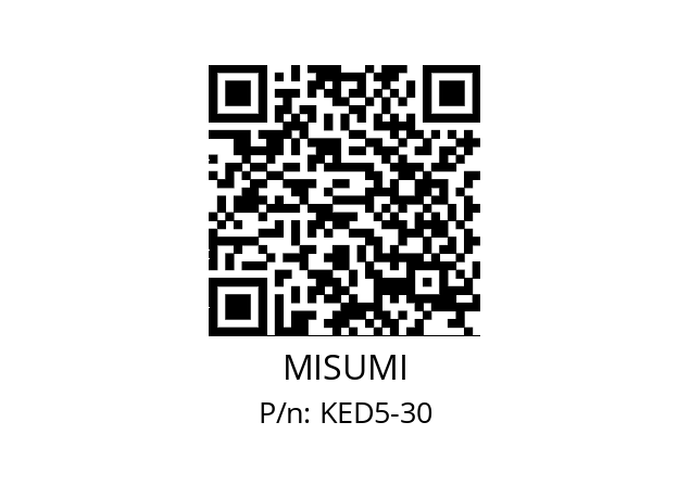   MISUMI KED5-30