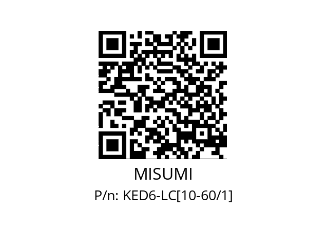   MISUMI KED6-LC[10-60/1]