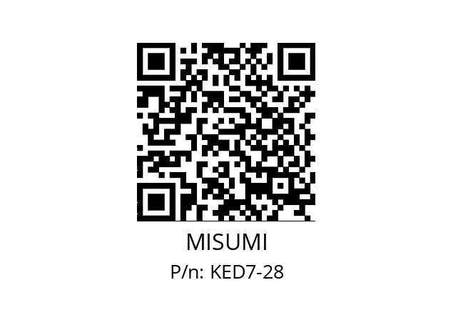   MISUMI KED7-28