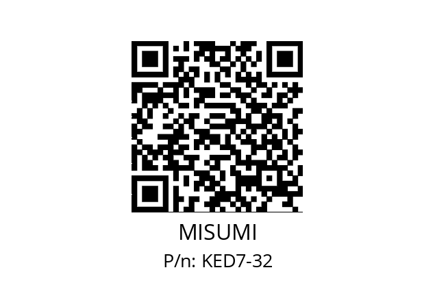   MISUMI KED7-32