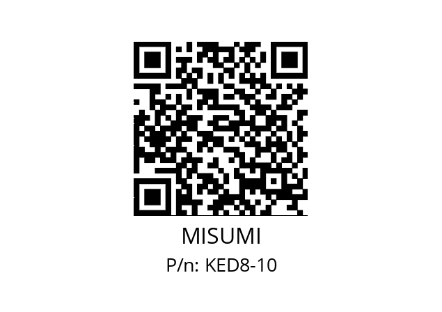   MISUMI KED8-10