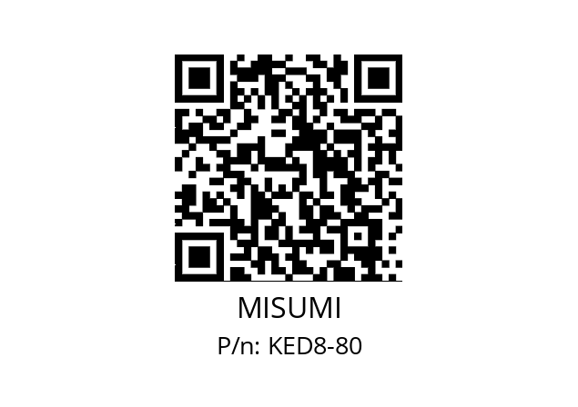   MISUMI KED8-80