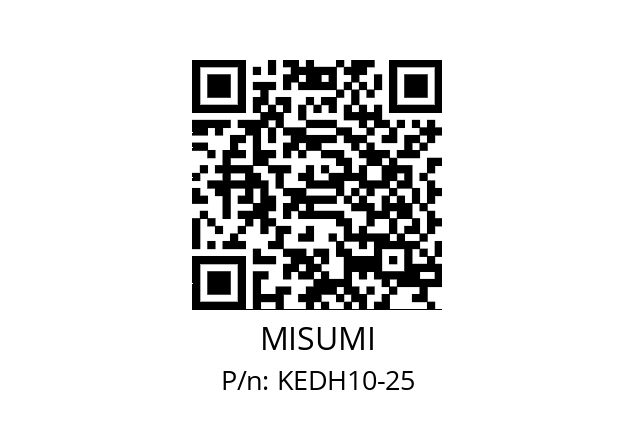   MISUMI KEDH10-25