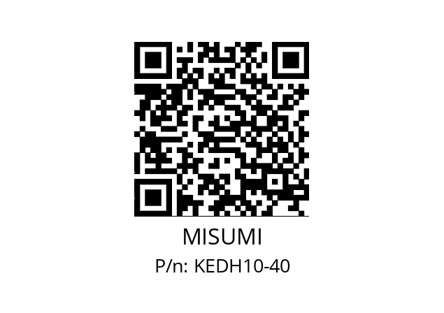   MISUMI KEDH10-40