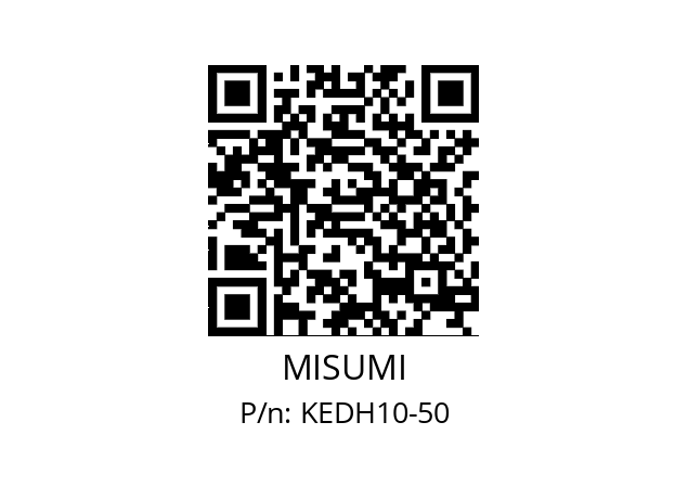   MISUMI KEDH10-50