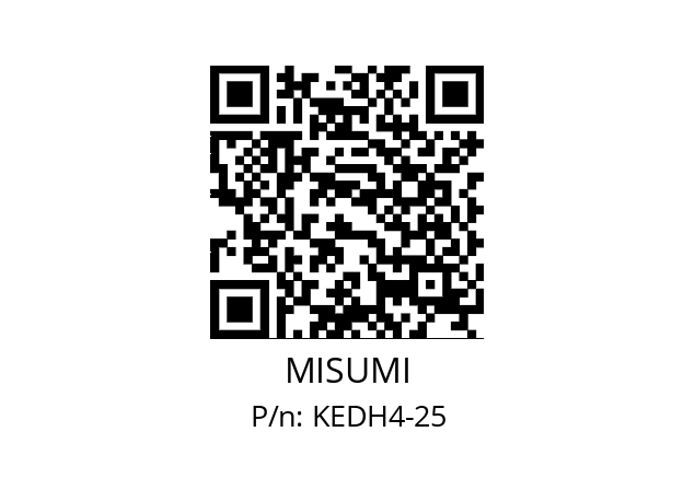   MISUMI KEDH4-25