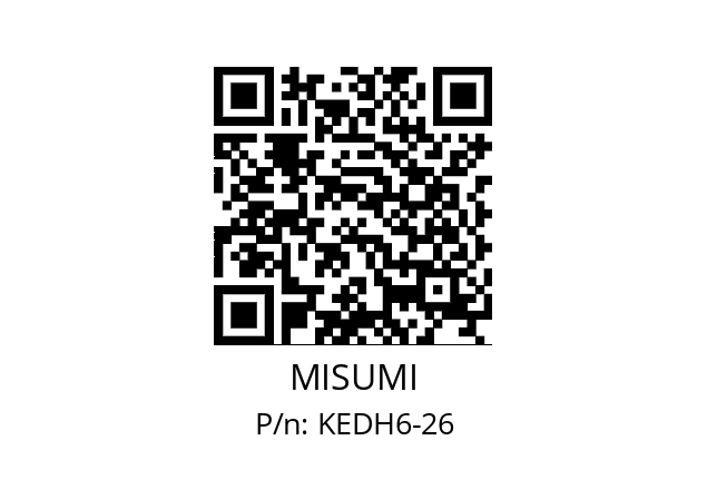   MISUMI KEDH6-26