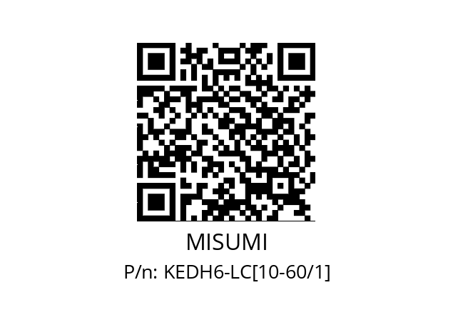   MISUMI KEDH6-LC[10-60/1]