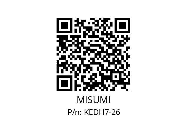   MISUMI KEDH7-26