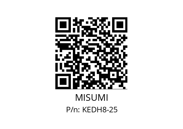   MISUMI KEDH8-25