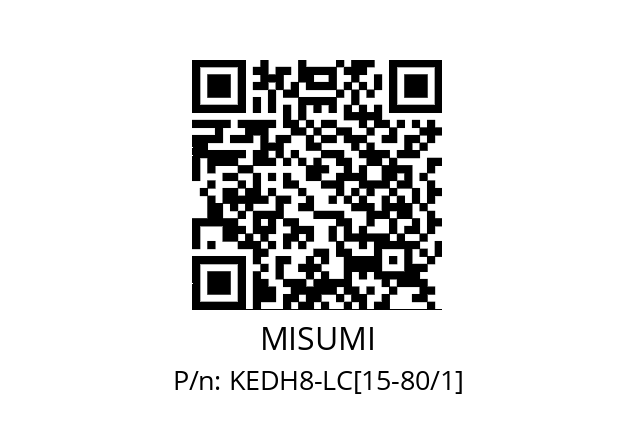   MISUMI KEDH8-LC[15-80/1]