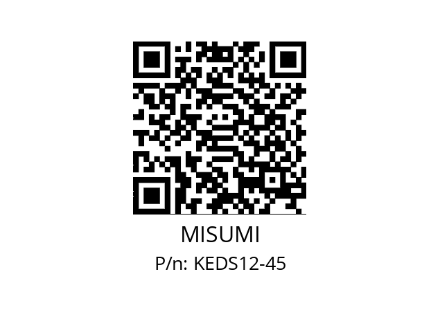   MISUMI KEDS12-45