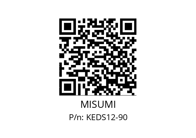   MISUMI KEDS12-90