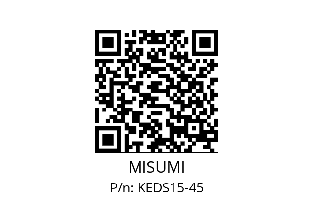   MISUMI KEDS15-45