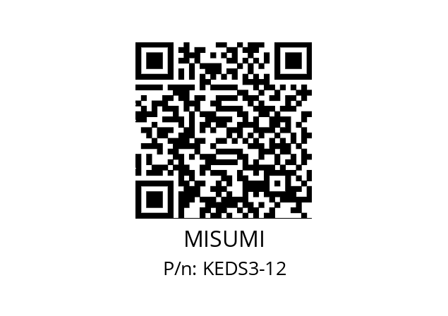   MISUMI KEDS3-12