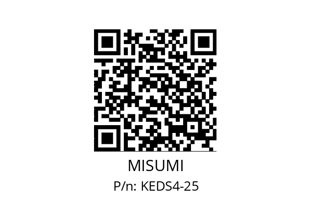   MISUMI KEDS4-25