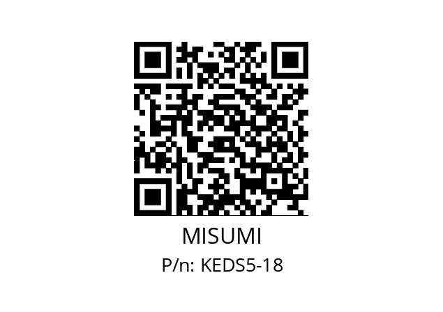   MISUMI KEDS5-18