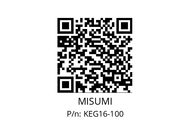   MISUMI KEG16-100