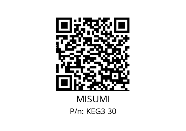   MISUMI KEG3-30