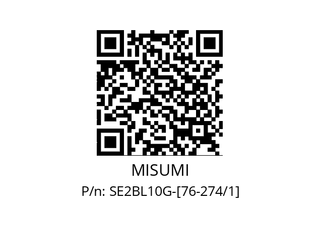   MISUMI SE2BL10G-[76-274/1]