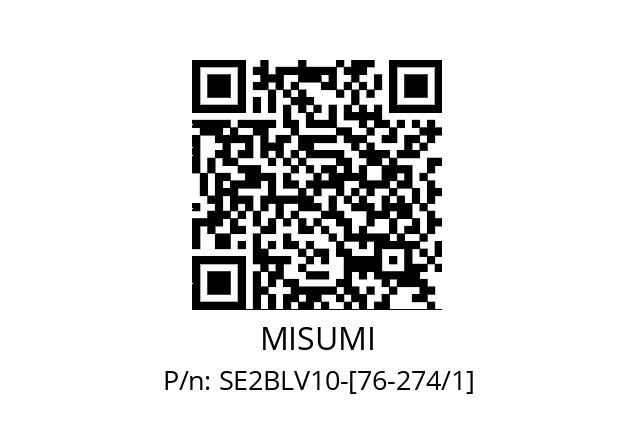   MISUMI SE2BLV10-[76-274/1]