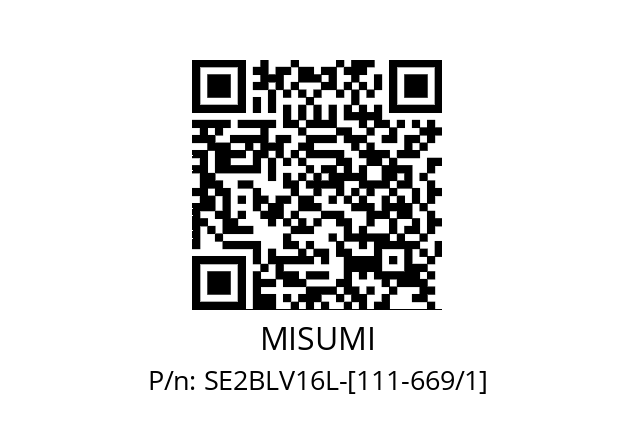   MISUMI SE2BLV16L-[111-669/1]