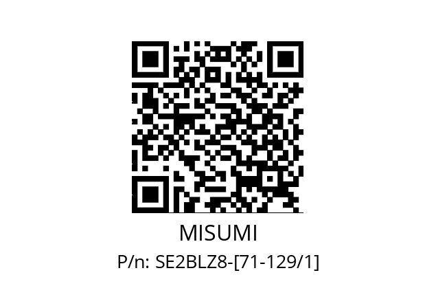   MISUMI SE2BLZ8-[71-129/1]