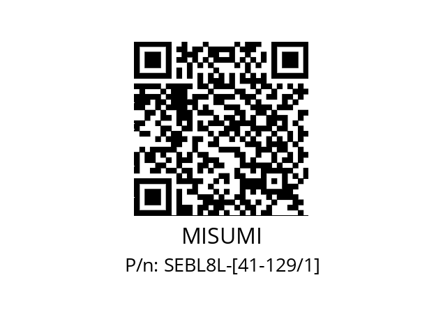   MISUMI SEBL8L-[41-129/1]