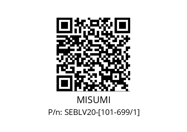   MISUMI SEBLV20-[101-699/1]