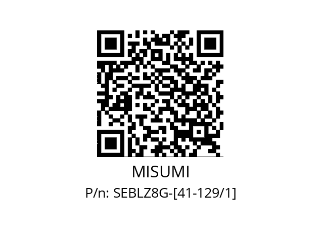   MISUMI SEBLZ8G-[41-129/1]