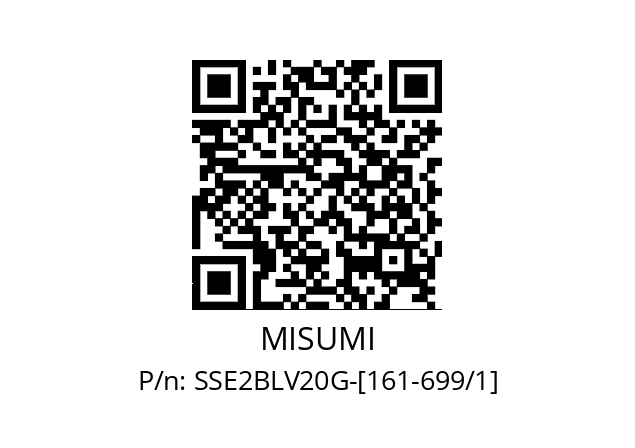   MISUMI SSE2BLV20G-[161-699/1]