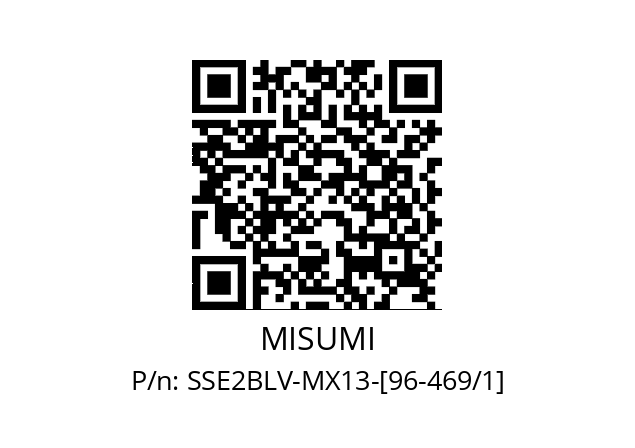   MISUMI SSE2BLV-MX13-[96-469/1]