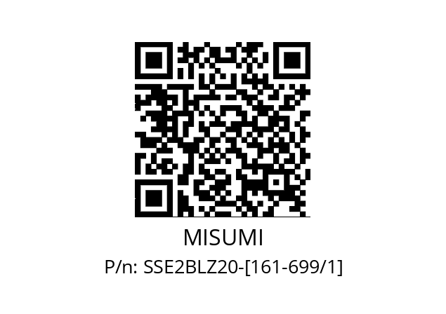   MISUMI SSE2BLZ20-[161-699/1]