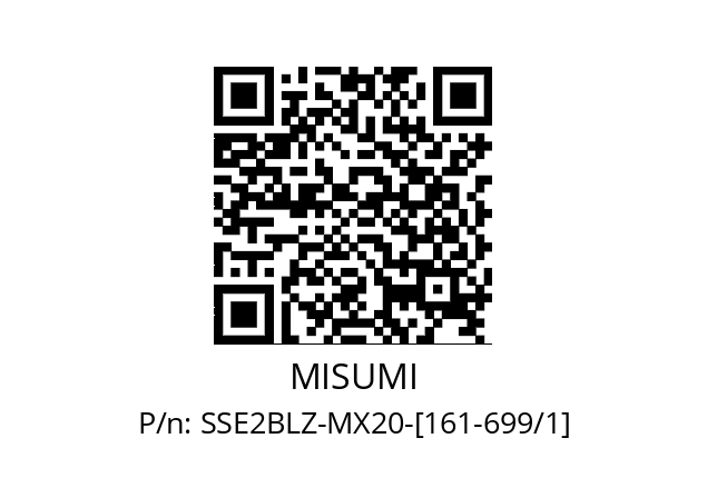   MISUMI SSE2BLZ-MX20-[161-699/1]