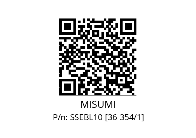   MISUMI SSEBL10-[36-354/1]