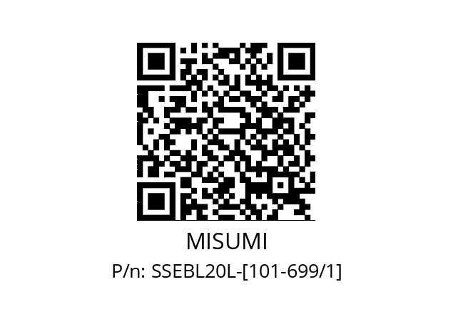   MISUMI SSEBL20L-[101-699/1]