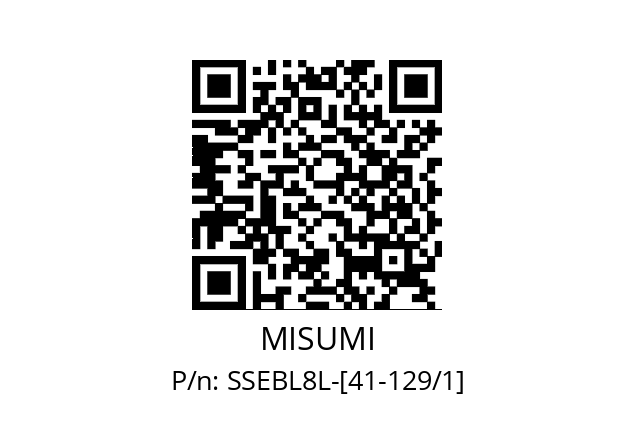   MISUMI SSEBL8L-[41-129/1]