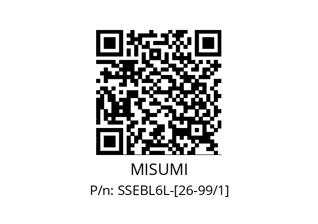   MISUMI SSEBL6L-[26-99/1]