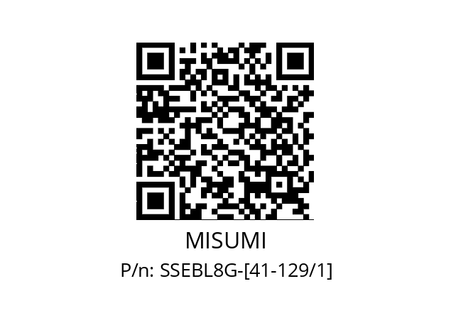   MISUMI SSEBL8G-[41-129/1]