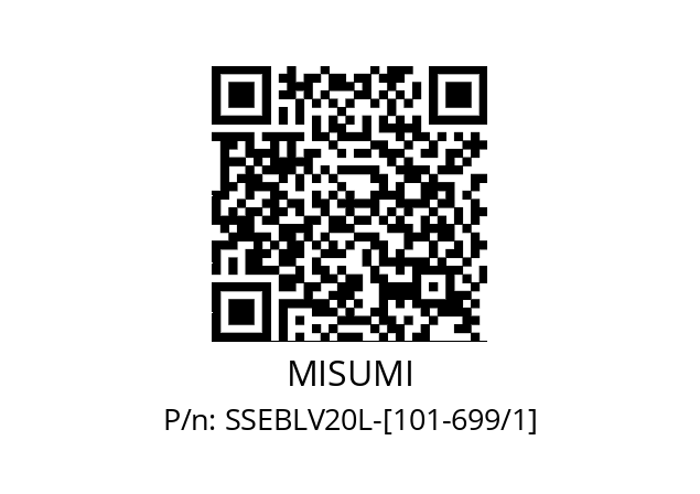   MISUMI SSEBLV20L-[101-699/1]