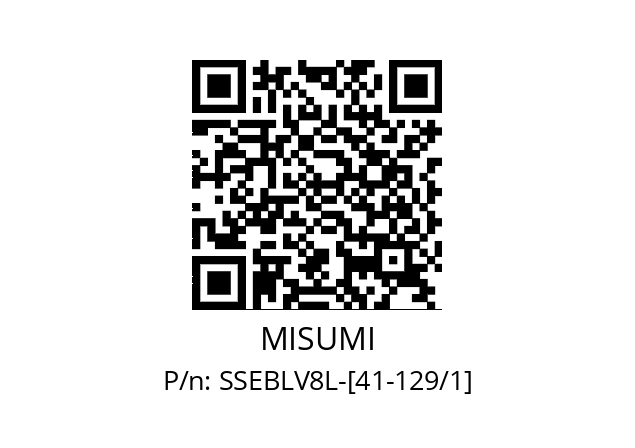   MISUMI SSEBLV8L-[41-129/1]