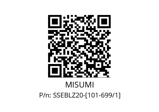   MISUMI SSEBLZ20-[101-699/1]