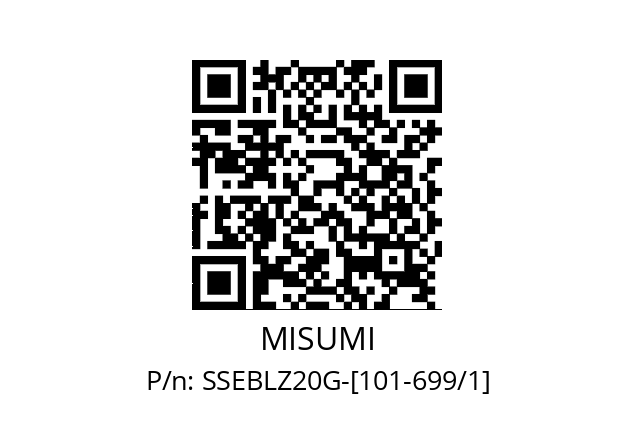   MISUMI SSEBLZ20G-[101-699/1]