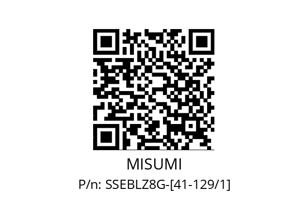   MISUMI SSEBLZ8G-[41-129/1]