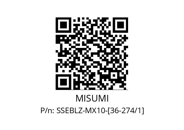   MISUMI SSEBLZ-MX10-[36-274/1]