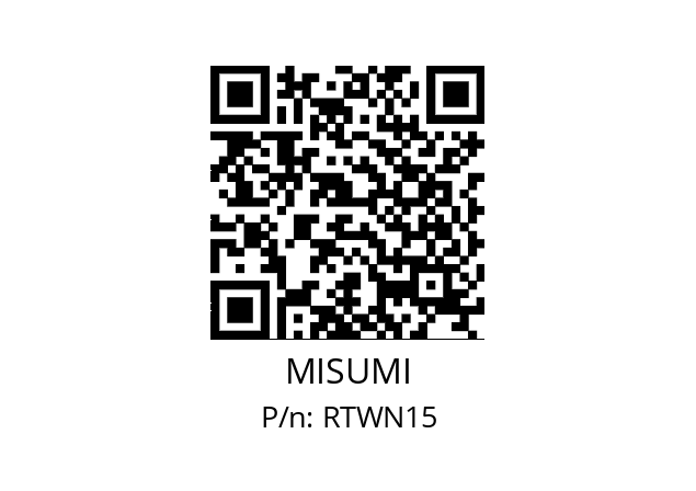   MISUMI RTWN15