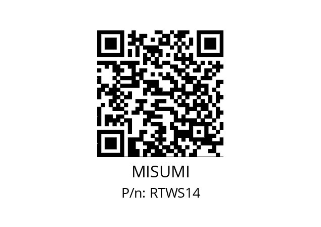   MISUMI RTWS14