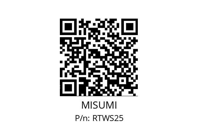   MISUMI RTWS25